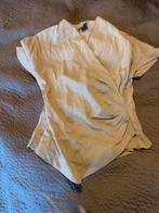 Linnen marccain blouse n2, Ophalen of Verzenden, Zo goed als nieuw, Korte mouw