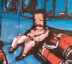HERMAN BROOD poster / 80x60cm, Ophalen of Verzenden, Zo goed als nieuw, Foto of Poster, 75 cm of meer