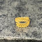 21k gouden ring prachtig model, 20 of groter, Heer, Ophalen of Verzenden, Zo goed als nieuw