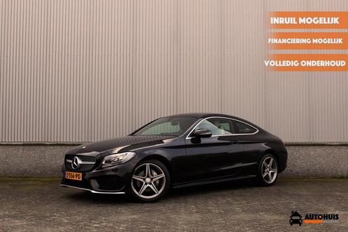 Mercedes-Benz C-klasse Coupé C 180 Aut. AMG Line Leder, Nav, Auto's, Mercedes-Benz, Bedrijf, Te koop, C-Klasse, ABS, Achteruitrijcamera
