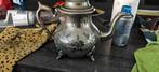 Vintage Zilveren Theepot met Arabische Inscripties, Ophalen of Verzenden, Zilver