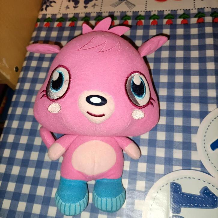 Poppet knuffel van Moshi Monsters roze met geluid, Kinderen en Baby's, Speelgoed | Knuffels en Pluche, Ophalen of Verzenden