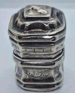 Antiek Zilveren Lodereindoosje, ca. 1840, Ophalen of Verzenden