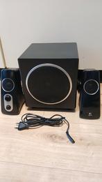 Logitech speakersysteem Z523, Ophalen of Verzenden, Gebruikt, Audiokanaal 2.1, Logitec