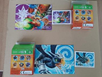 Skylanders giants puzzels (4x) ZGAN   beschikbaar voor biedingen