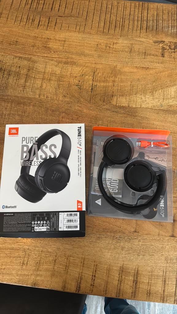 JBL Tune 510 BT bluetooth Nieuw, Audio, Tv en Foto, Koptelefoons, Nieuw, Op oor (supra aural), Overige merken, Draadloos, Bluetooth