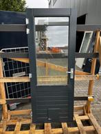 22 deur hardhout met paneel en dubbel glas, Ophalen, 80 tot 100 cm, 200 tot 215 cm, Glas
