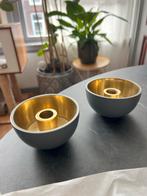 Set van 2 moderne kandelaars, Antiek en Kunst, Antiek | Kandelaars, Ophalen, Overige materialen