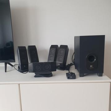 Logitech X-540 5.1 Surroundsound Speakers incl. subwoofer beschikbaar voor biedingen
