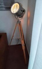 STAANDE LUXE INDUSTRIEEL DESIGN TRIPOD LAMP Z.G.A.N., 150 tot 200 cm, Metaal, Zo goed als nieuw, Ophalen