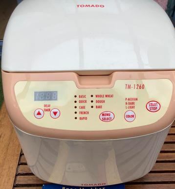 Tomado broodbak machine beschikbaar voor biedingen