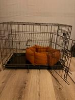 Hondenbench met hoes, Dieren en Toebehoren, Ophalen, Zo goed als nieuw, 75 tot 110 cm, Minder dan 65 cm