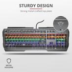 Trust GXT877 Scarr - Gaming Toetsenbord - Mechanisch, Niet ingevuld, Gaming toetsenbord, Niet ingevuld, Ophalen of Verzenden