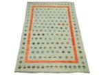 Handgeknoopt Afghaans Kelim tapijt Yasmoon border 175x242cm, Huis en Inrichting, Stoffering | Tapijten en Kleden, 200 cm of meer