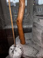 Luxe krabpaal met echte boomstam, Dieren en Toebehoren, Krabmeubelen, Ophalen, Zo goed als nieuw, Krabpaal