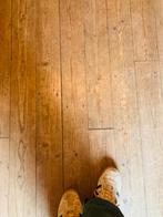 Oud grenen houten vloer 20m2, Doe-het-zelf en Verbouw, Ophalen, Gebruikt, Vloerdelen of -planken, 10 m² of meer