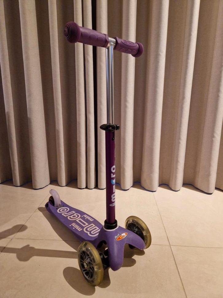Micro Mini Step - Paars, Kinderen en Baby's, Speelgoed | Buiten | Voertuigen en Loopfietsen, Gebruikt, Overige typen, Ophalen