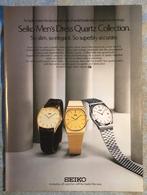 Advertentie Seiko Men’s Dress Quartz, Verzamelen, Knipsel(s), Buitenland, Verzenden, 1980 tot heden