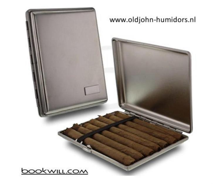 BOOKWILL SIGARENKOKER NIKKEL - W.Havanna  / Senoritas  sk202, Verzamelen, Rookartikelen, Aanstekers en Luciferdoosjes, Nieuw, Tabaksdoos of Verpakking