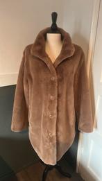 Rino Pelle bont fake fur jas 46 camel bruin zga nieuw, Ophalen of Verzenden, Zo goed als nieuw, Maat 46/48 (XL) of groter, Bruin