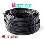 Verlengkabel, Camerakabel voor camera bewaking 30 meter, 10 meter of meer, Nedis, Nieuw, Info@marbeco.nl