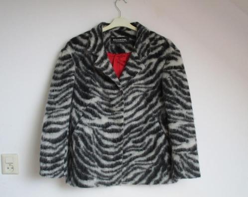 Nr.20: Leuke Wollen Beaumont Winterjas Tussenjas leuke print, Kleding | Dames, Jassen | Winter, Zo goed als nieuw, Maat 38/40 (M)