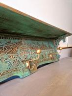 Turquoise kapstok/ vintage look, Wandkapstok, Donyavimin@gmail.com, Ophalen of Verzenden, Zo goed als nieuw