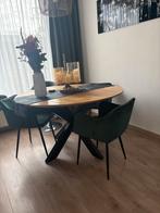 Ronde eettafel 130cm spinpoot, Huis en Inrichting, Tafels | Eettafels, Ophalen