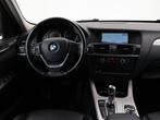 BMW X3 XDRIVE 20D 184 PK AUT. + XENON | NAVIGATIE PRO | ZONN, Automaat, Euro 5, 2000 kg, Zwart