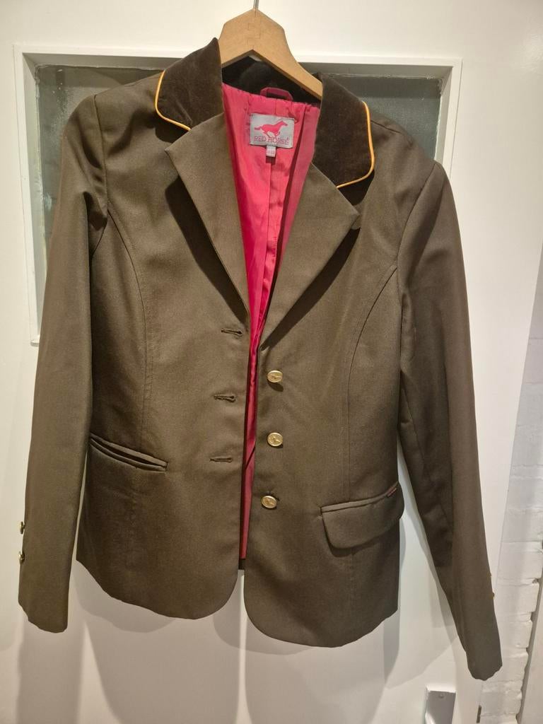 Wedstrijd jasje maat 38 bruin, Dieren en Toebehoren, Paardrijkleding, Ophalen of Verzenden, Zo goed als nieuw, Dressuur, Bovenkleding