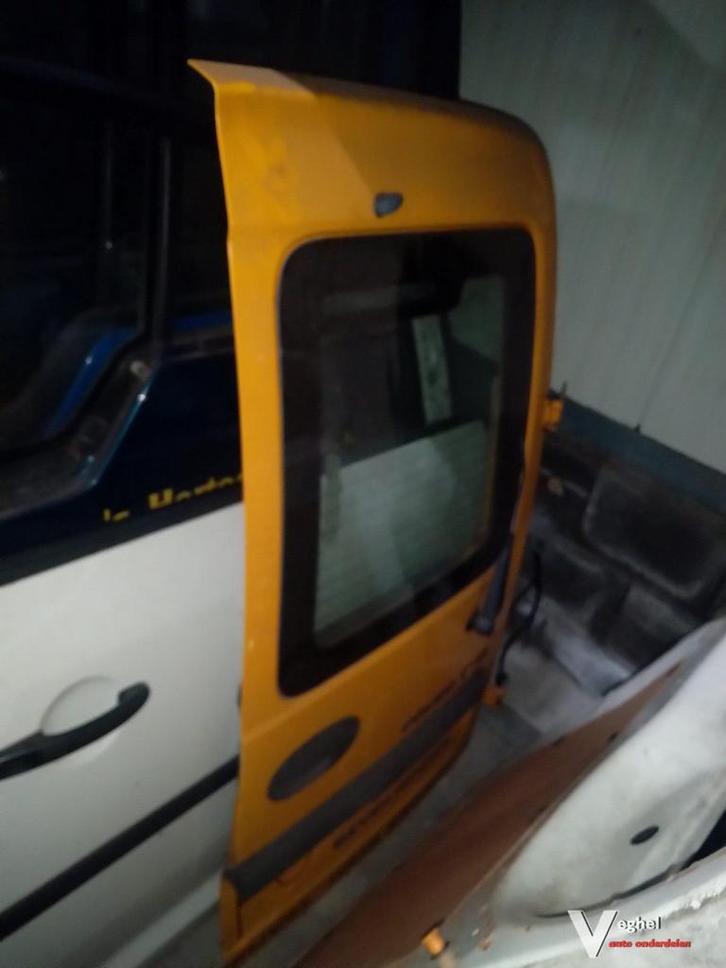 La ra deur Opel Combo geel 2002 tm 2010, Auto-onderdelen, Carrosserie en Plaatwerk, Achterklep, Achter, Gebruikt, Ophalen