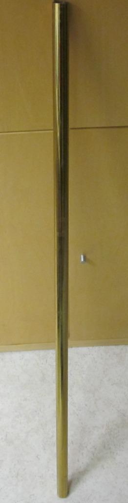 Te Koop: Een goudkleurige gordijnroede, ZGAN. , Huis en Inrichting, Stoffering | Gordijnen en Lamellen, Zo goed als nieuw, 100 tot 150 cm