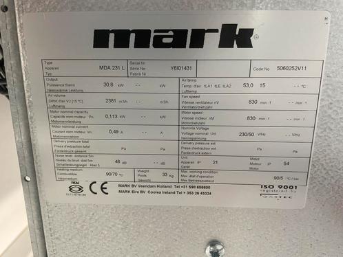 Mark MDA 231 L Luchtverhitter - cv heater, Doe-het-zelf en Verbouw, Verwarming en Radiatoren, Zo goed als nieuw, Overige typen