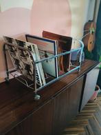 Vintage lp/platen rek/trolley, Huis en Inrichting, Woonaccessoires | Krantenbakken en Lectuurbakken, Ophalen, Zo goed als nieuw