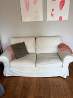 Beige EKTORP ikea bank, Huis en Inrichting, Banken | Bankstellen, Gebruikt, 150 tot 200 cm, Tweepersoons, 75 tot 100 cm