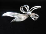 Zilveren vintage broche, Hermann Siersbol, Denmark., 4 tot 7 cm, Verzenden, Zo goed als nieuw, Zilver