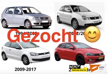 Volkswagen Wij kopen uw Polo TDI van bwj 2000-2019 beschikbaar voor biedingen