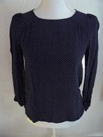 King Louie blouse Little dots maat 34., Blauw, Ophalen of Verzenden, Zo goed als nieuw, King Louie