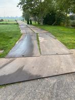 Stalen rijplaten huren te huur, Doe-het-zelf en Verbouw, Platen en Panelen, Ophalen, Zo goed als nieuw