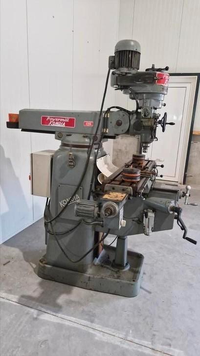 kondia fv-1 freesbank, Doe-het-zelf en Verbouw, Gereedschap | Freesmachines, Zo goed als nieuw, Elektrisch, Overige soorten, Ophalen