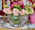 Rosebowl kristal, Antiek en Kunst, Antiek | Glas en Kristal, Ophalen of Verzenden