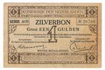 1 gulden zilverbon 1 november 1917, Postzegels en Munten, Bankbiljetten | Nederland, Ophalen of Verzenden, 1 gulden, Los biljet