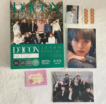 NCT 127 Dicon magazine + pc + postcard 