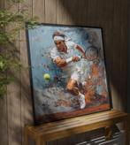 XXL Glasschilderij | Tennis - Rafael Nadal #3 - 6 sizes, Oorspronkelijke maker, Verzenden, Nieuw, 125 cm of meer