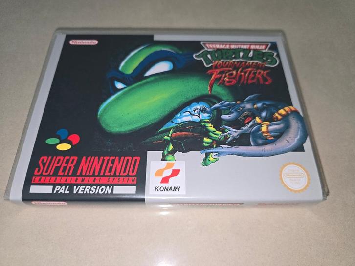 TMNT Tournament Fighters SNES Game Case, Spelcomputers en Games, Games | Nintendo Super NES, Zo goed als nieuw, Vechten, 1 speler