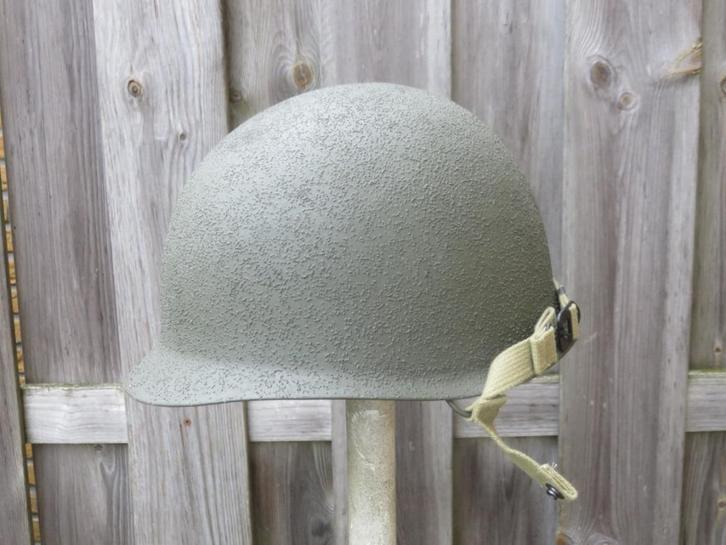 Para helm M2 D-bales Markings naar keuze 82 airborne 101 WW2, Verzamelen, Militaria | Tweede Wereldoorlog, Landmacht, Embleem of Badge