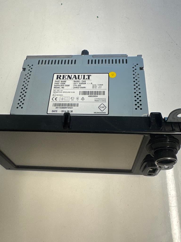 Renault Clio 4 Radio LAN5210WR1, Auto diversen, Ophalen of Verzenden, Gebruikt