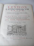 Boek, Lexicon Latino Belgicum Novum A Samuele Pitisco  1770, Ophalen of Verzenden