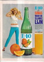 Retro reclame 1969 Domo E10 sinaasappelsap sinas, Verzamelen, Ophalen of Verzenden, Huis en Inrichting