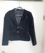 Zwart velvet blazer, Jasje, Ophalen of Verzenden, Zo goed als nieuw, Maat 36 (S)